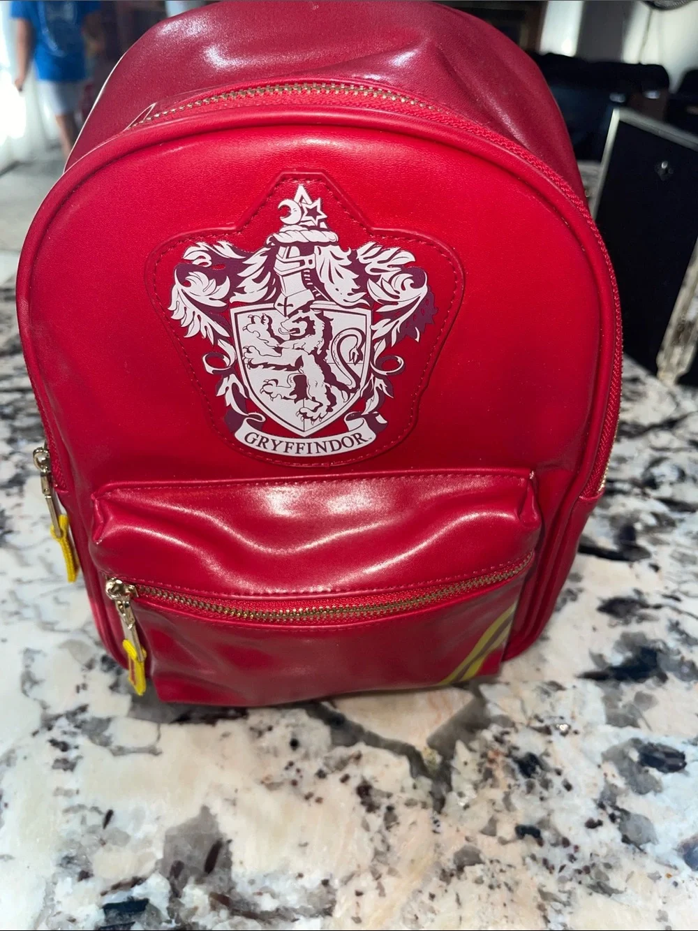 Gryffindor Red Mini Backpack with Gold Accents & 8” Action Figure